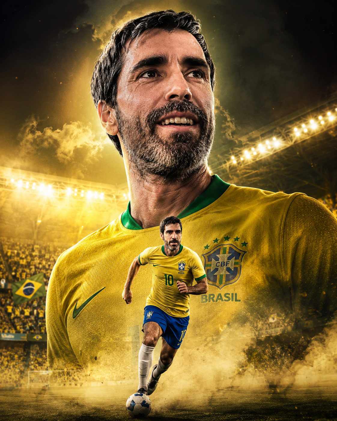 Cinematic Three-Layer Montage AI prompt World Cup 2026