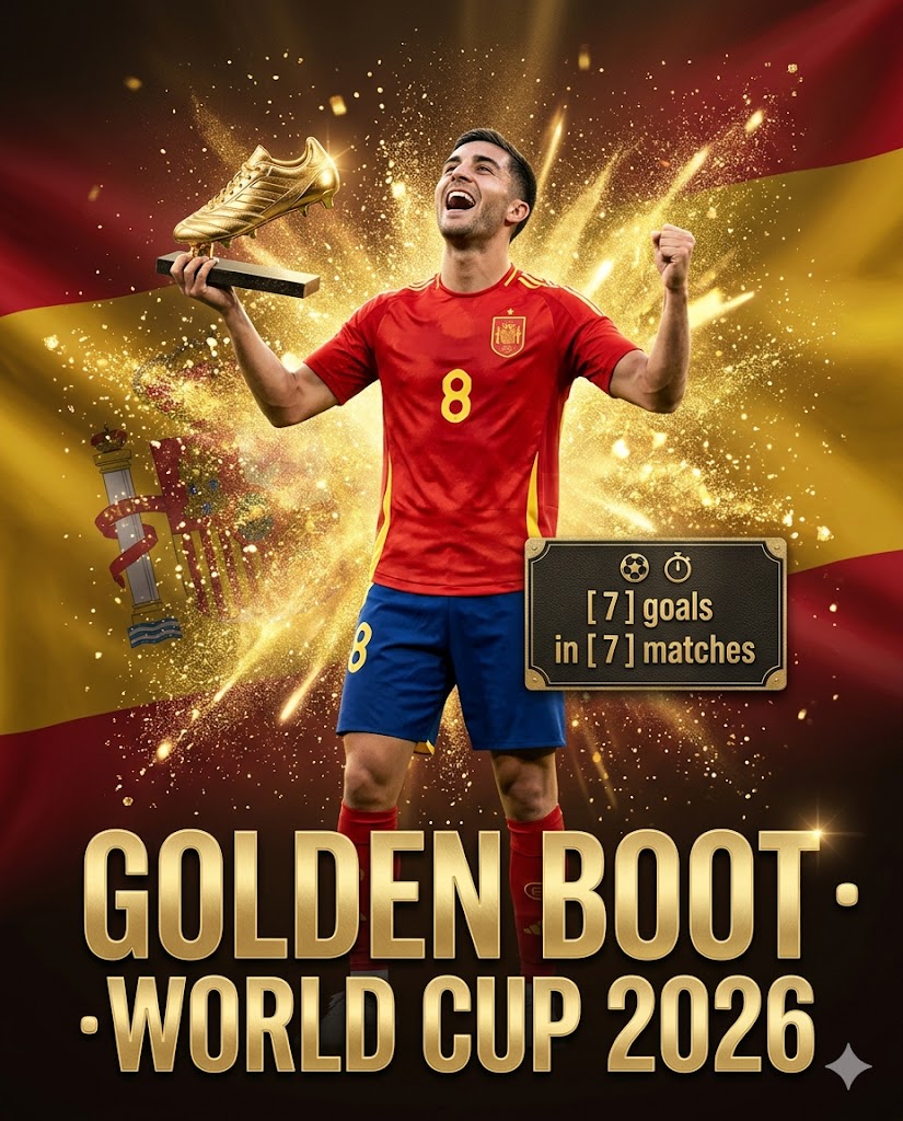 FIFA World Cup 2026 Golden Boot Award Poster AI prompt World Cup 2026