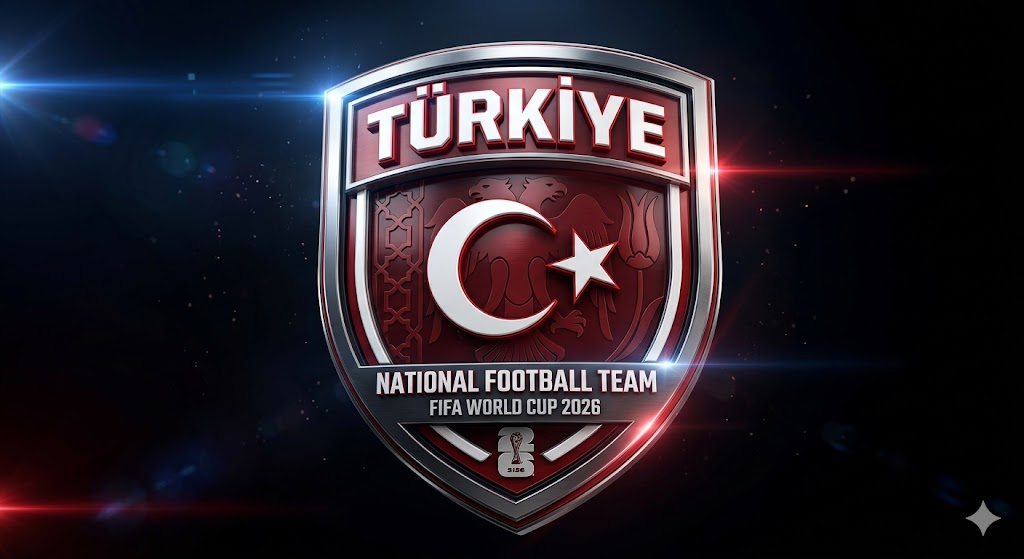 World Cup 2026 3D TV Broadcast Team Crest AI — AI prompt example World Cup 2026