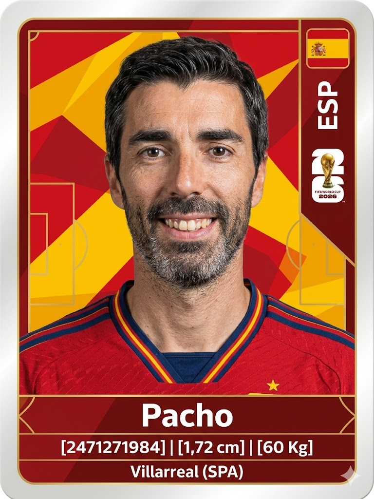 World Cup 2026 Personalized Panini Sticker Card AI AI prompt World Cup 2026