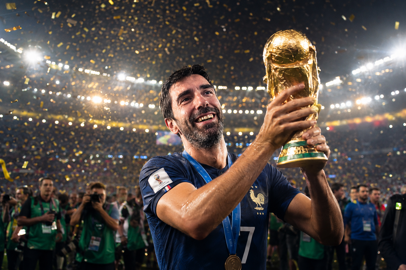 World Cup 2026 Trophy Lift Celebration Poster AI AI prompt World Cup 2026