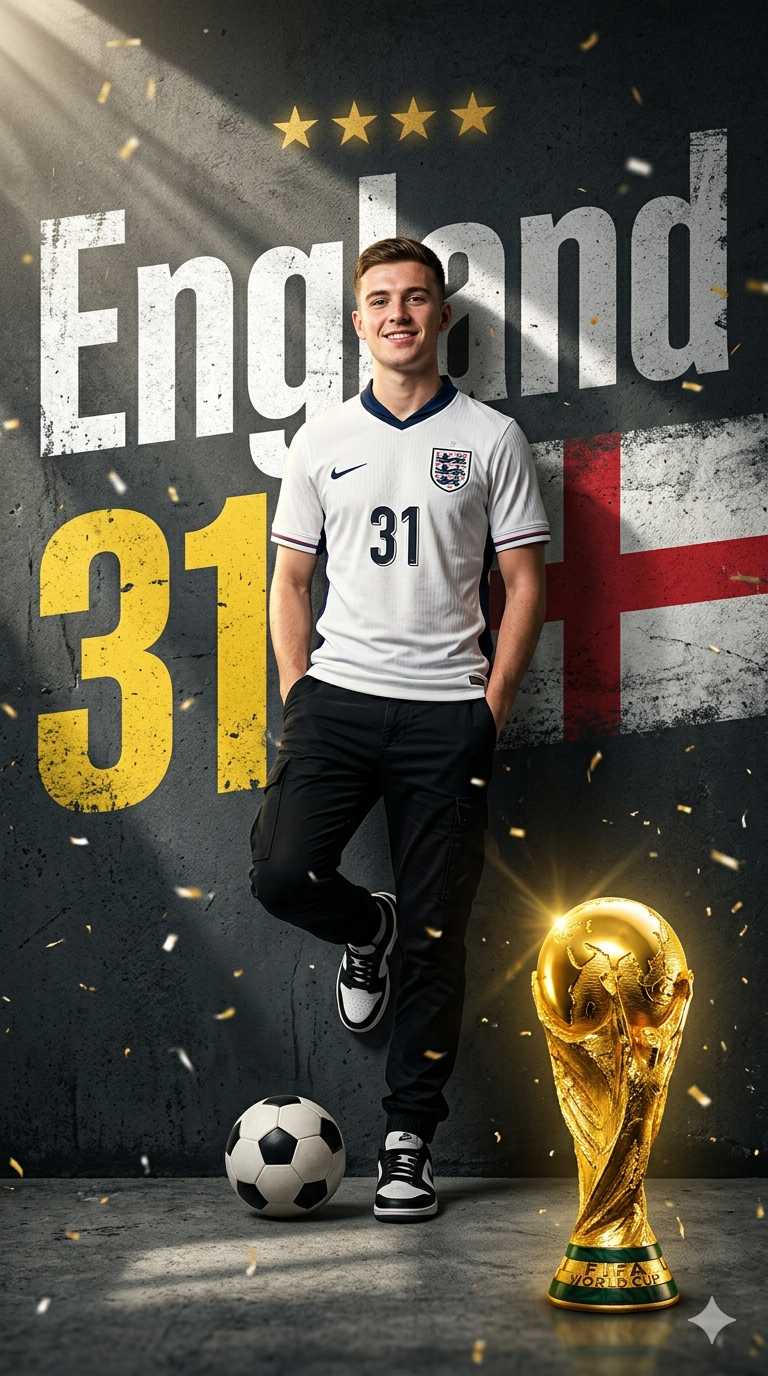 Championship Fan Jersey Portrait – World Cup Street Style AI prompt World Cup 2026