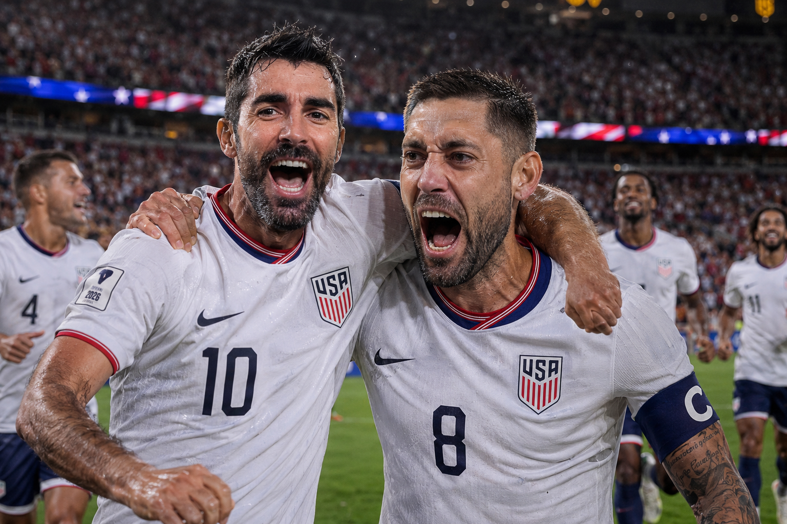 FIFA World Cup Goal Celebration – Dream Moment Fantasy AI prompt World Cup 2026