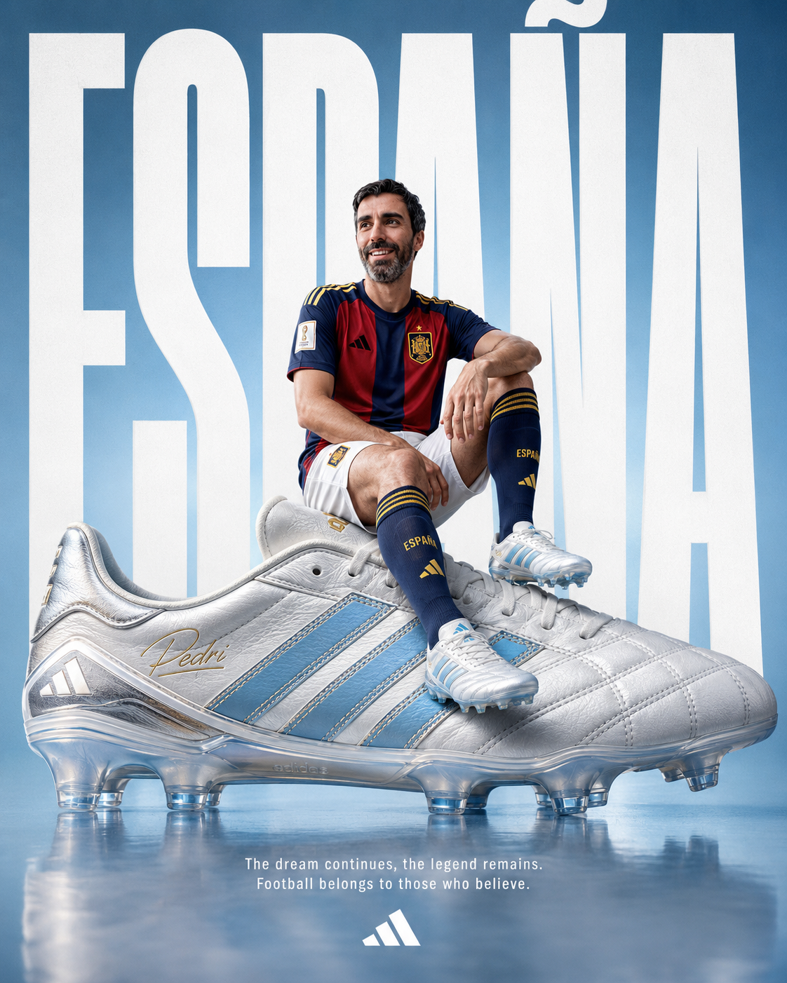 Ultra-Premium España Commercial Poster – Luxury Adidas Campaign AI prompt World Cup 2026