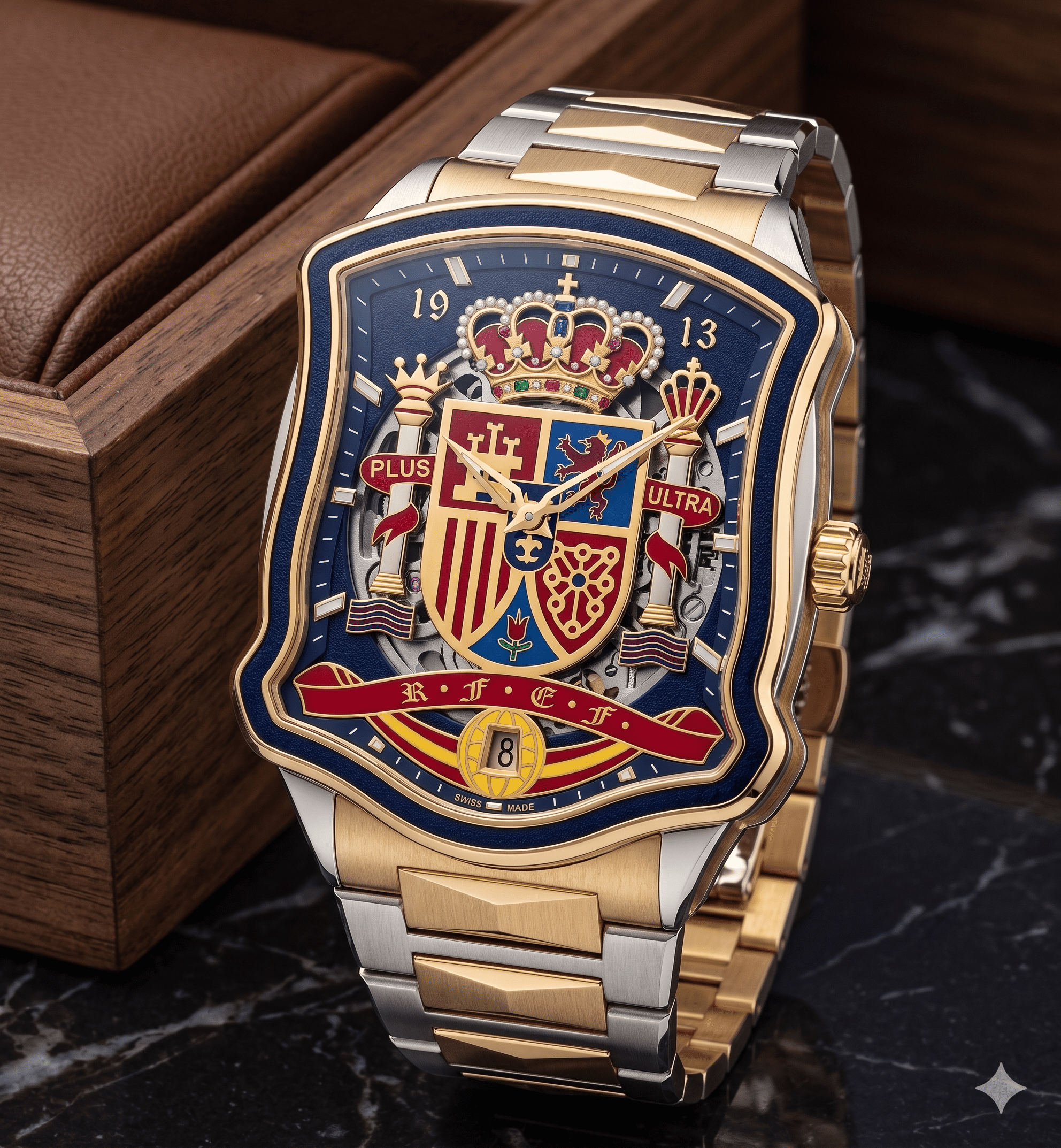 Ultra-Premium Luxury Wristwatch Design – Bespoke Logo-Integrated Swiss Timepiece Masterpiece AI prompt World Cup 2026