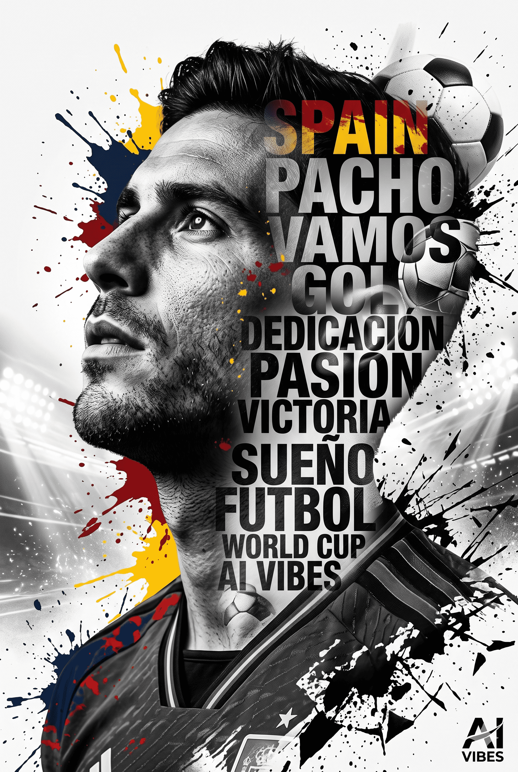 Ultra-Premium Cinematic Football Legacy Poster – Double Exposure Typography Masterpiece AI prompt World Cup 2026