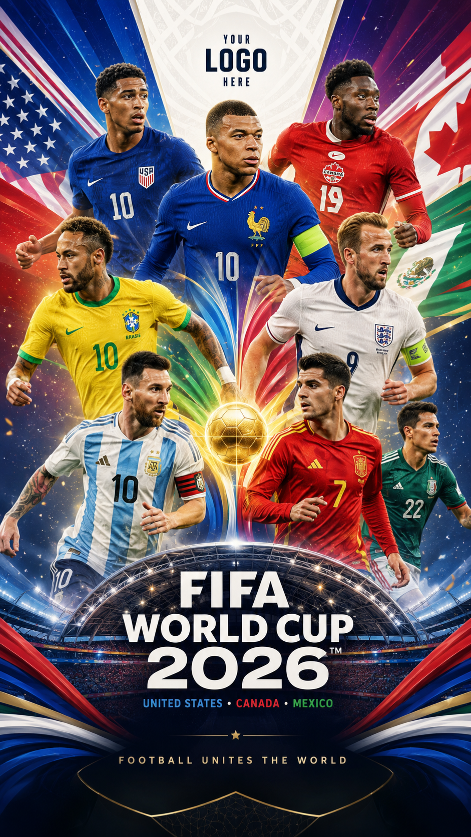 World Teams Official Poster – FIFA World Cup 2026 Global Championship Masterpiece